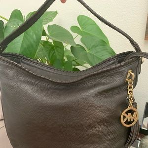 New Michael Kors SAVANNAH Buttery Soft Whipstitch